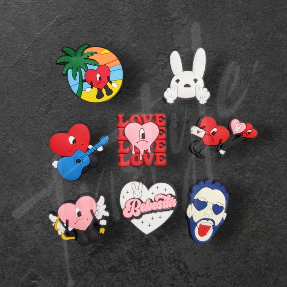 ⭐️4/$25⭐️ Bad Bunny Shoe Charms